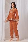 Alzane By Nsf Premium Cotton Fabric With Embroidery Work Co Ord Set Wholesale In India